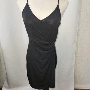 NWT Little Black Dress Mini black faux wrap dress